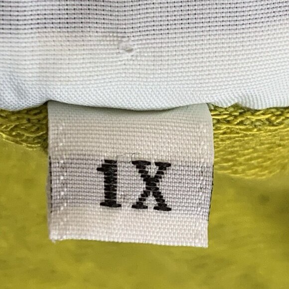 Bryn Walker LILO Tunic Womens 1X Plus Cotten Blend Lemoncello Hi Lo Hem beachy - Picture 5 of 9